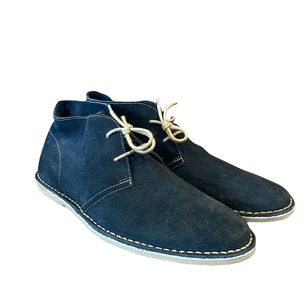 1901 Men's Chukka Boots in Navy Blue